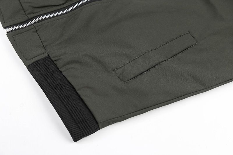 Straight European Size Spring Autumn Men's Baseball Coat Youth Slim Fit Flight Jacket Men_voghion.com