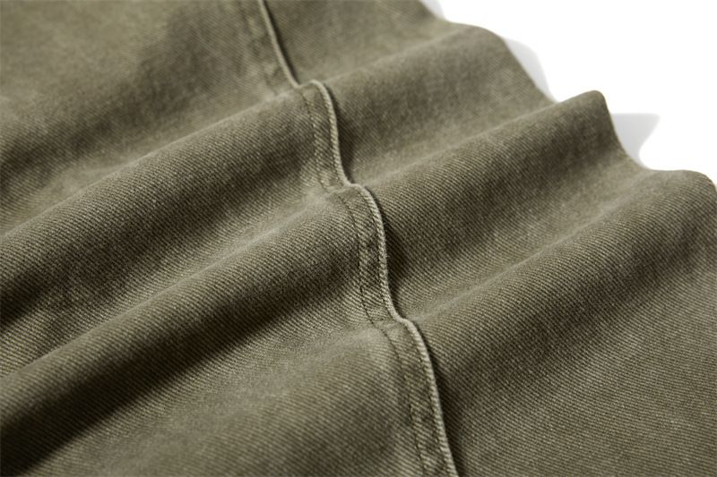 Men's Clothing Retro High Street Functional Style Jeans With Pleats And Multiple Pockets, Niche Design, Unisex Style, Floor Length Overalls_voghion.com
