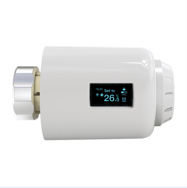 PS602W WiFi Version Of Radiator Electronic Thermostatic Valve Intelligent OLED Radiator Valve Programmable Thermostat Electronic Thermostat Heater_voghion.com