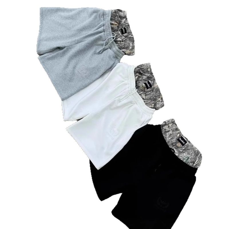 Premium Products American High Street Fashion Brand Double Waisted Seven Quarter Men, Loose And Fashionable Casual Shorts For Men_voghion.com