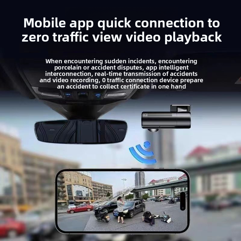 Hidden HD Dash Cam With Mobile WiFi Connection, 360 Rotating Lens, USB Plug-in, 1080P_voghion.com