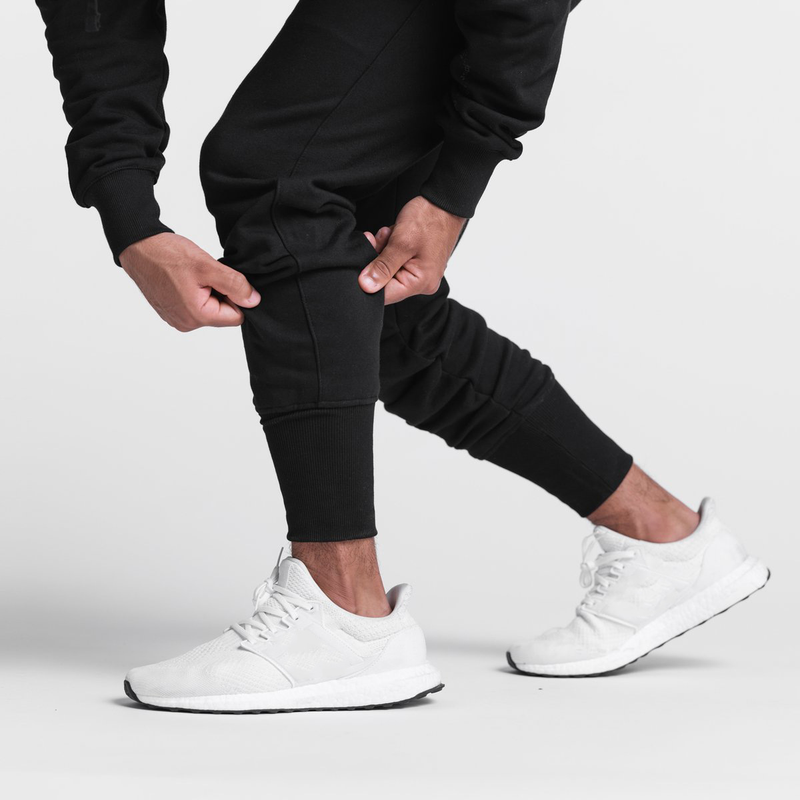 Men's Stretch Workout Joggers - Gym Running Basketball Training Pants With Elastic Cuffs (Muscle Support Breathable Fabric Multiple Colors S-3XL)_voghion.com
