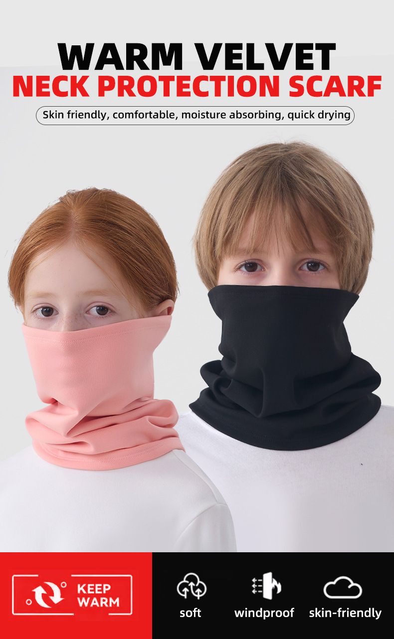 Felpa con cappuccio da ciclismo da uomo, alla moda, antivento, calda, con protezione integrale per il collo, maschera da sci, piccola sciarpa da donna, autunno inverno_voghion.com