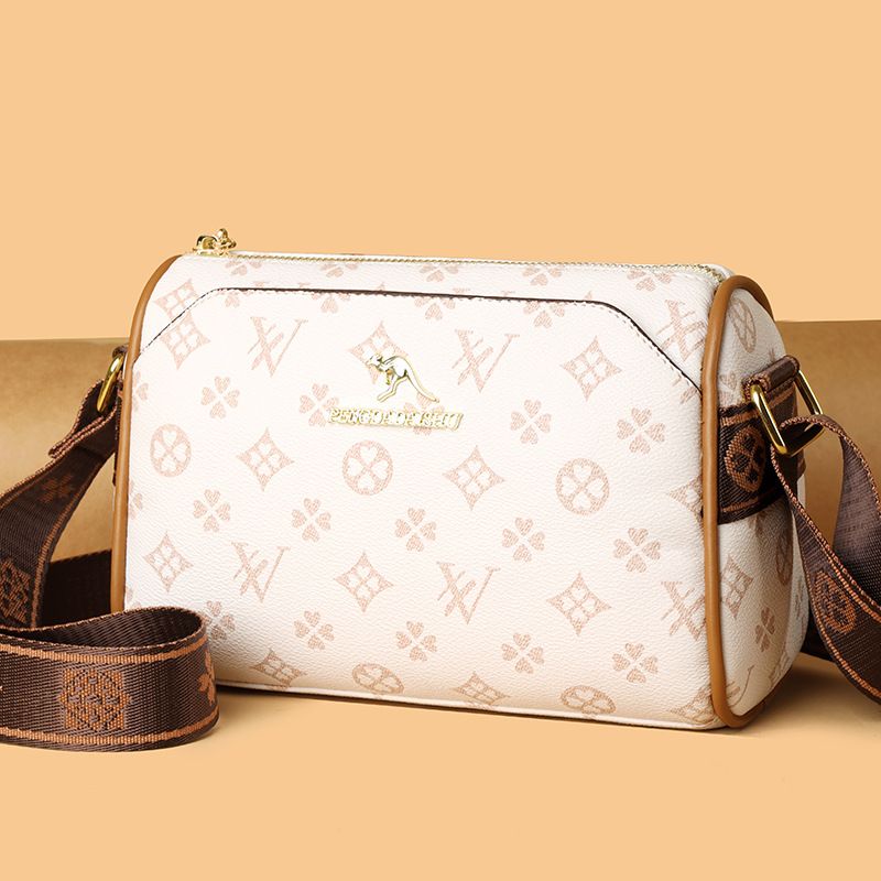 Borsa a tracolla leggera con tracolla larga, semplice, alla moda, di alta qualità, vintage, floreale, da donna_voghion.com