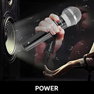 5 CORE Microphone Dynamic Vocal Handheld Mic Cardioid Unidirectional Microfono w On Off Switch + XLR Audio Cable for Singing Karaoke Public Speaking &_voghion.com