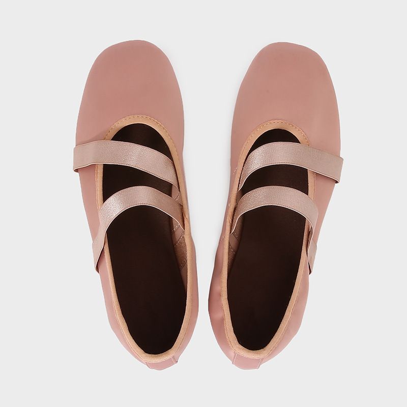 ZA 2025 Sommer Neue Damen Satin-Textur-Effekt Stretch Flache Ballerinas mit flachem Ausschnitt für Damen_voghion.com