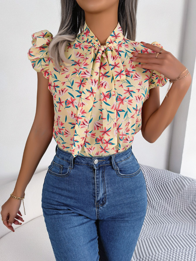 Dames Tops Trendy Grafische Workout Tops Plus Size Korte Mouw Y2K Tops Chiffon Zomer Blouses Flowy Shirts Party Tuniek_voghion.com