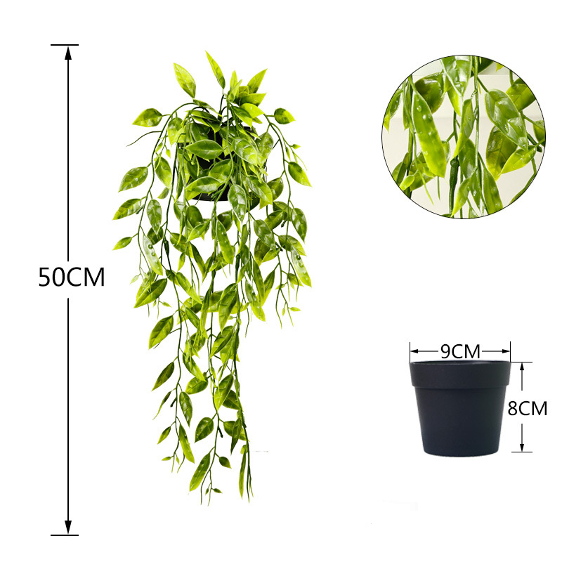Home Mobili rampicanti appesi piante verdi rampicanti appesi piante in vaso Home decorazione balcone piante di plastica_voghion.com