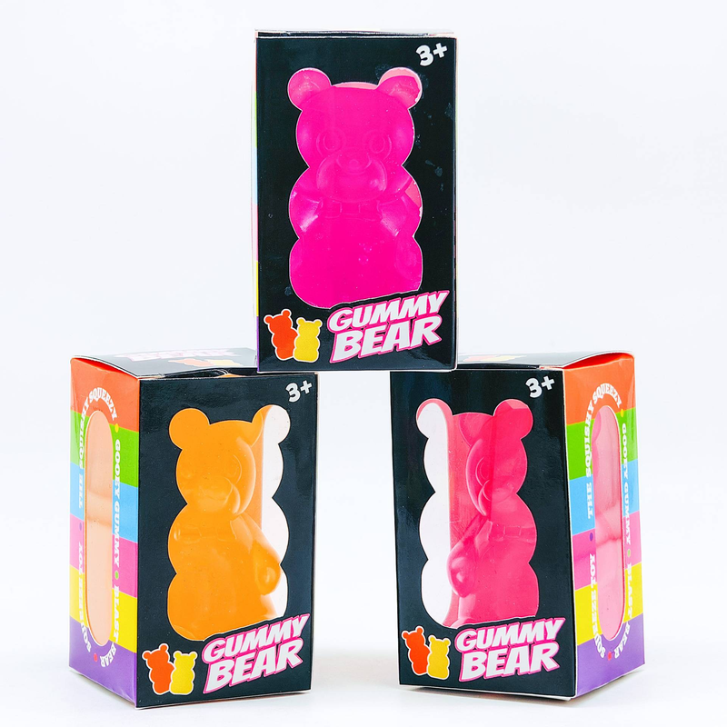 Gummy Bear - Sensory Fidget Toy With Jelly-Like Filling - 3.1" Tall Can Relieve Anxiety, Suitable For Children With Anxiety And Autism And Adults_voghion.com