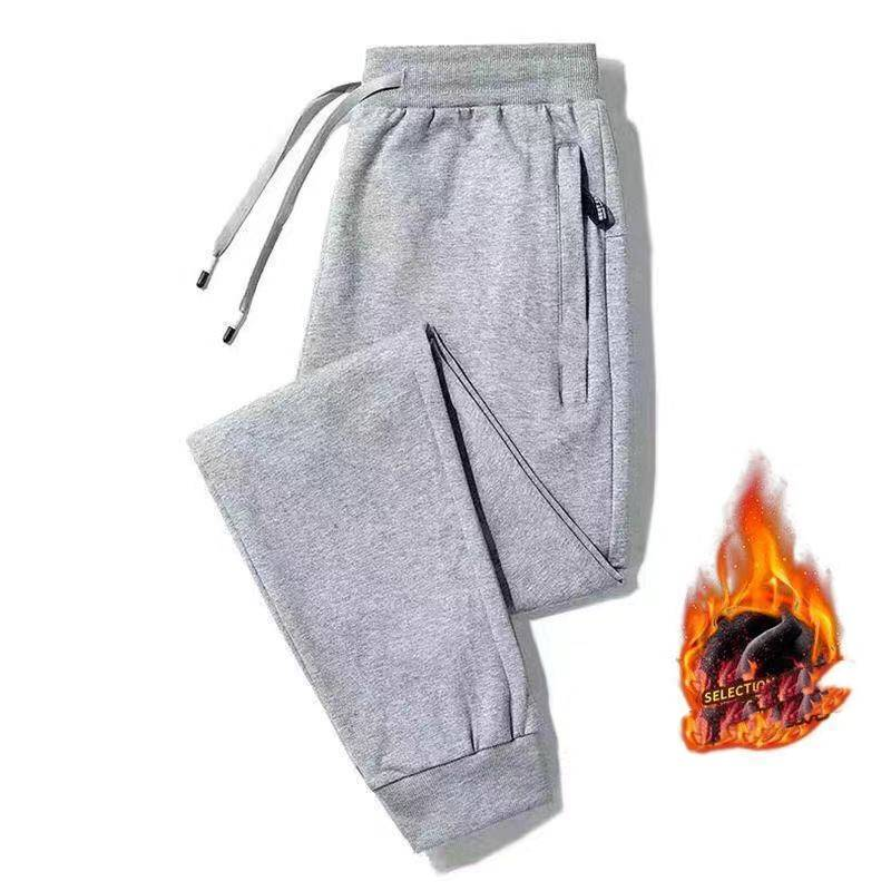 Pantaloni da lavoro resistenti da uomo - Foderati in pile invernale, resistente misto poliestere, vestibilità comoda per edilizia e lavori manuali (nero, grigio scuro, grigio chiaro)_voghion.com
