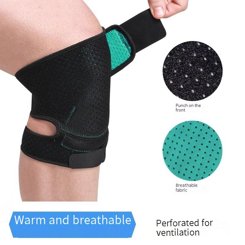 Genouillères de cyclisme – Support en silicone respirant et réglable pour hommes et femmes – Protection légère pour le VTT, la course à pied et la randonnée_voghion.com