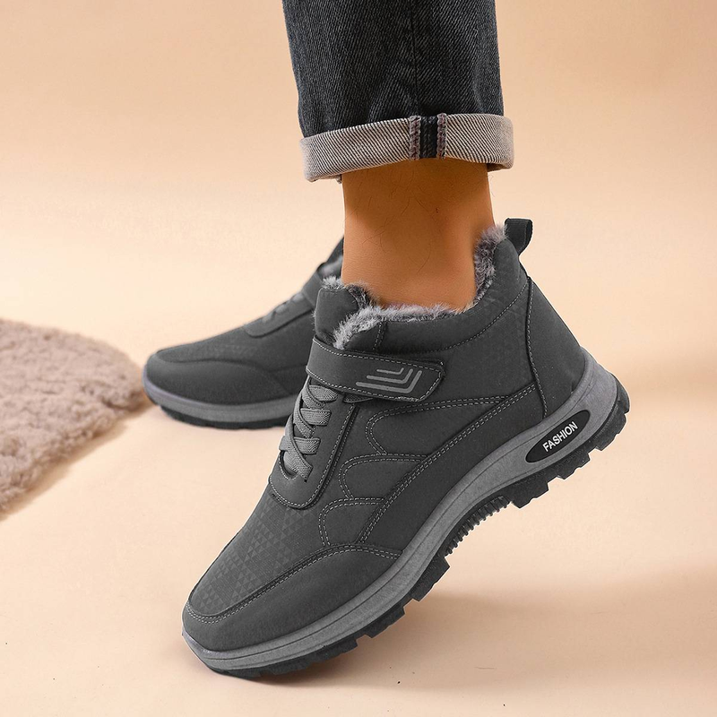Orta Yaşlı ve Yaşlılar İçin Yeni Kışlık Erkek Botları Polar ve Kalınlaştırılmıştır_voghion.com