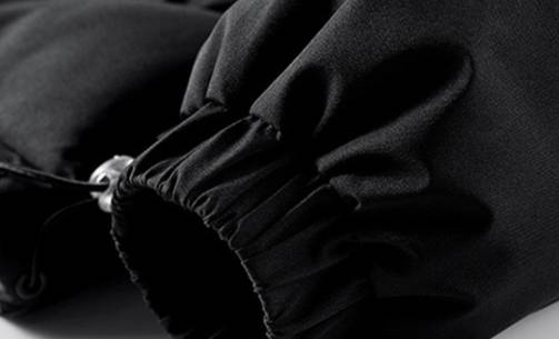 Unisex Winter Padded Jacket – Fleece-Lined Windproof Zip-Up Coat With Stand Collar | Polyester Shell | Oversized Fit For Streetwear & Gym_voghion.com