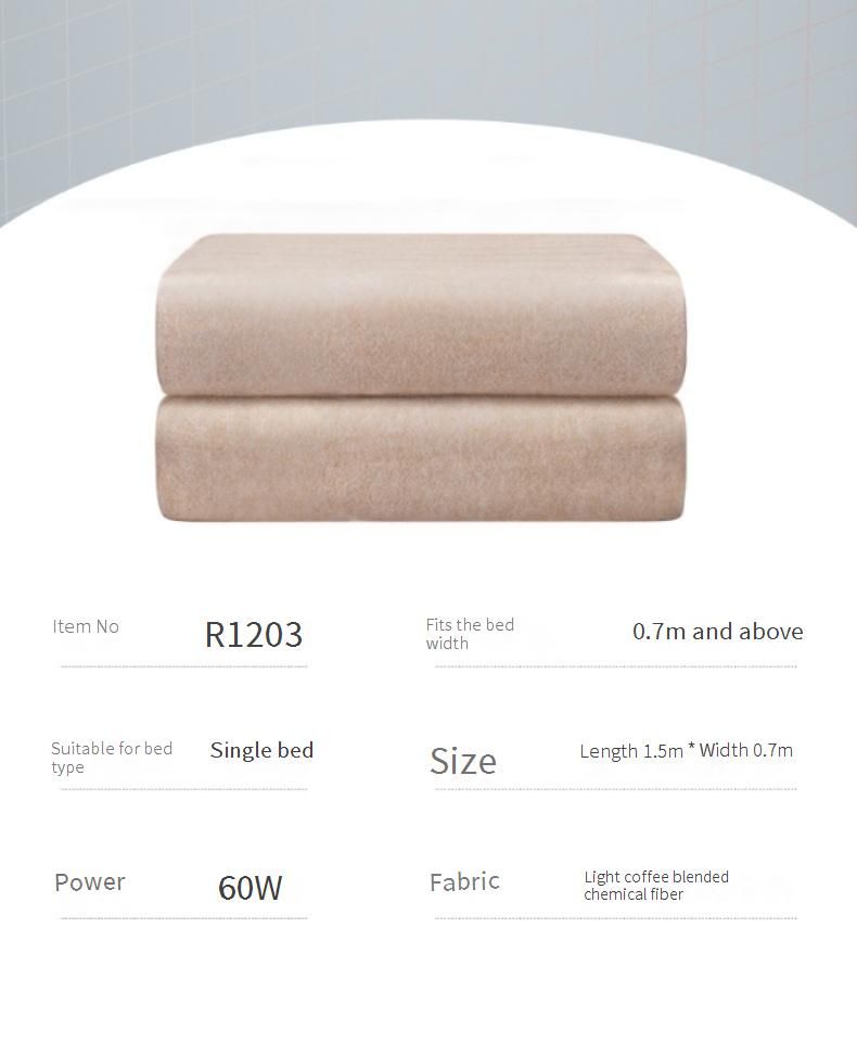 Electric Heating Blanket For Single & Double Bed, 3 Heat Settings, Overheat Protection, Soft Fleece Material, Energy Efficient_voghion.com