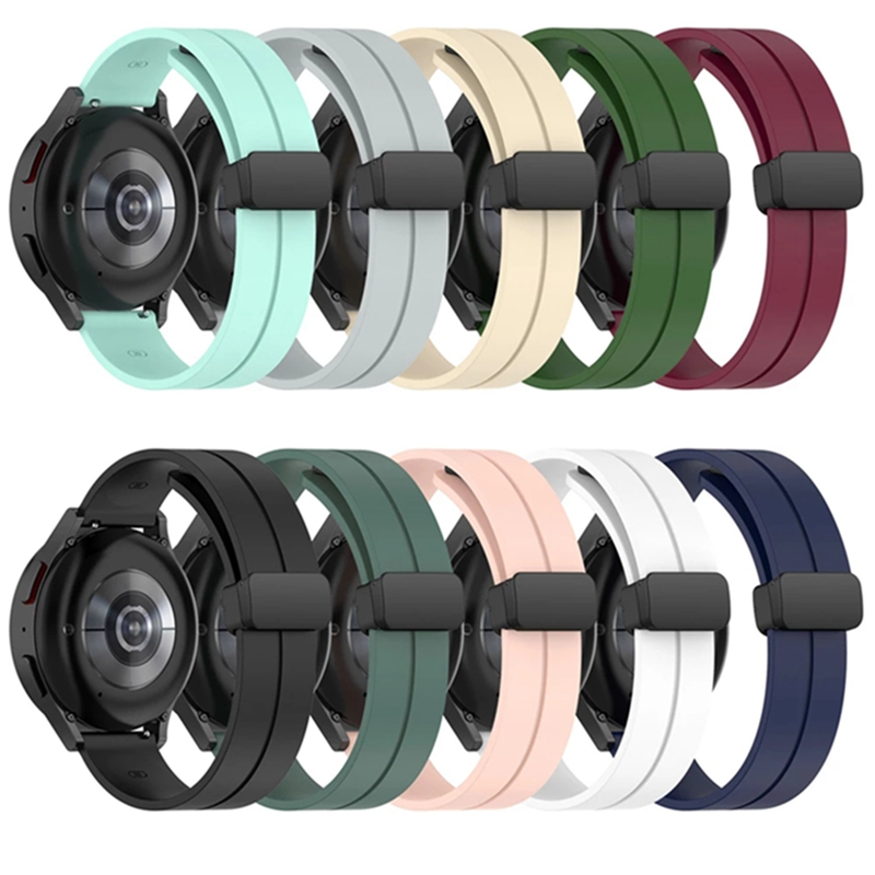 20 mm 22 mm silikona siksniņa Huawei Watch GT 3 SE GT3 GT2 42 mm 43 mm 46 mm magnētiskās sprādzes aprocei GT2e GT 2 Pro siksniņai_voghion.com