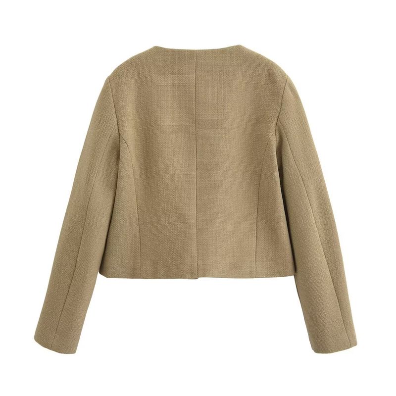 Women s clothing autumn and winter new fashionable temperament small fragrant style coarse spinning short jacket_voghion.com