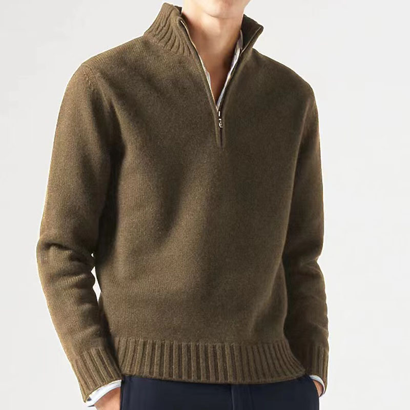 Zipper Jumper Männer Weiße Pullover Herbst Winter Frühling Pullover Pullover Jumper Elegante Streetwear Y2k Tops Kurze Jumper_voghion.com