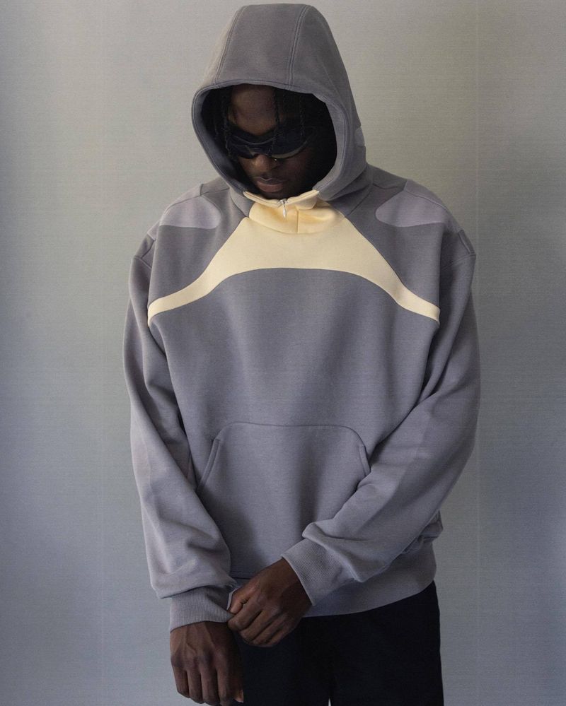 Abbigliamento maschile patchwork irregolare Harajuku pullover oversize a maniche lunghe felpa da uomo street wear_voghion.com