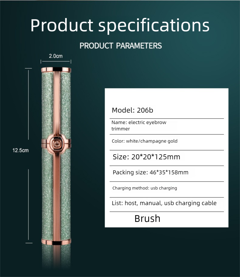 Rifinitore elettrico per rossetto da donna, rasoio automatico per sopracciglia e dispositivo per la rimozione dei peli delle labbra_voghion.com