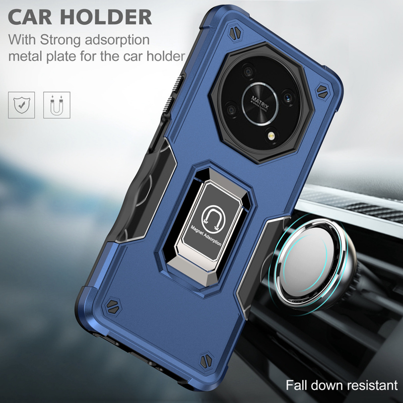 KEYSION Shockproof Armor ovitek za Honor X9 5G X30 Silikonski + PC kovinski obroč stojalo hrbtni pokrov telefona za Huawei Honor Magic_voghion.com