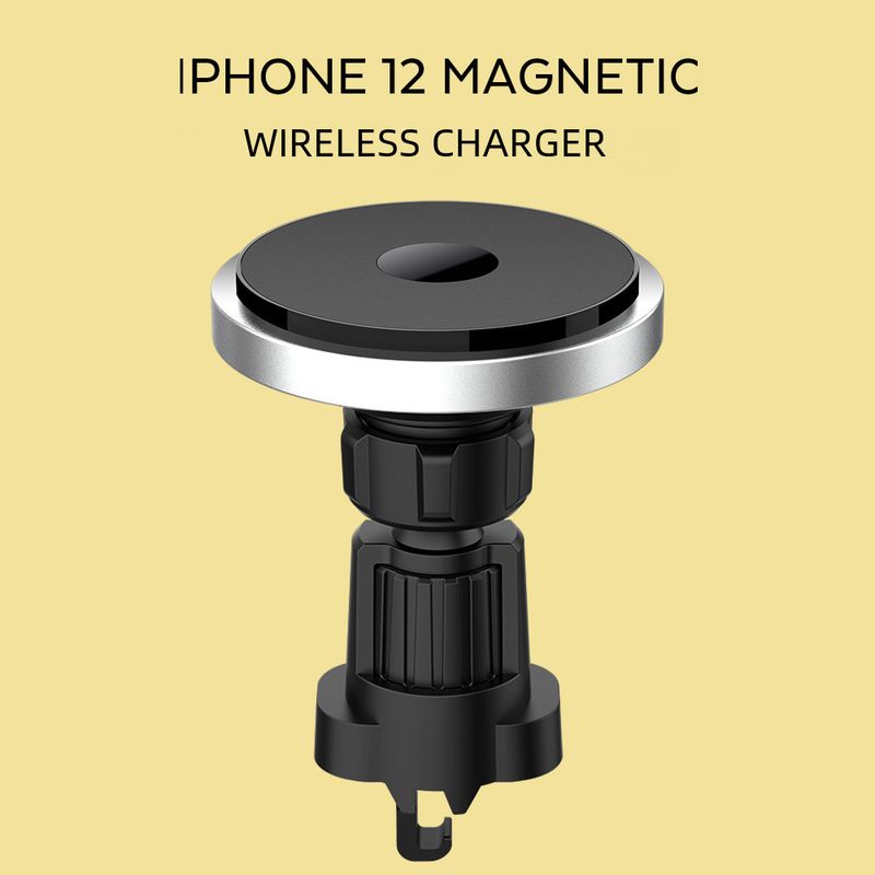 Încărcarea accesoriilor pentru telefoane mobile este potrivită pentru încărcarea wireless magnetică, suportul magnetic electric de 15W_voghion.com