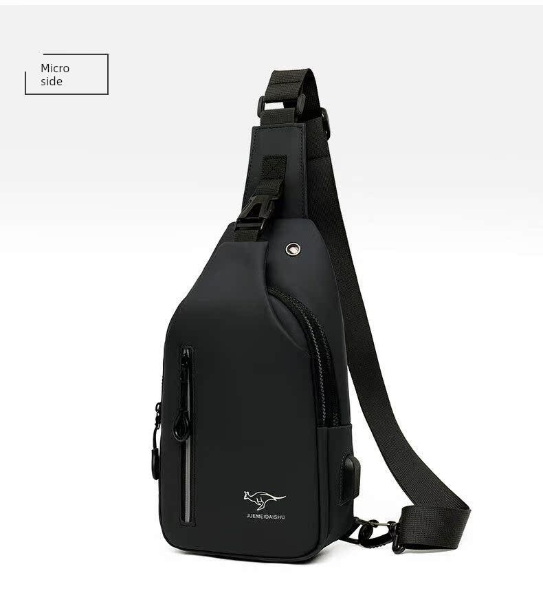 Borsa a tracolla monospalla impermeabile di grande capacità, per sport all'aria aperta, da uomo, casual_voghion.com