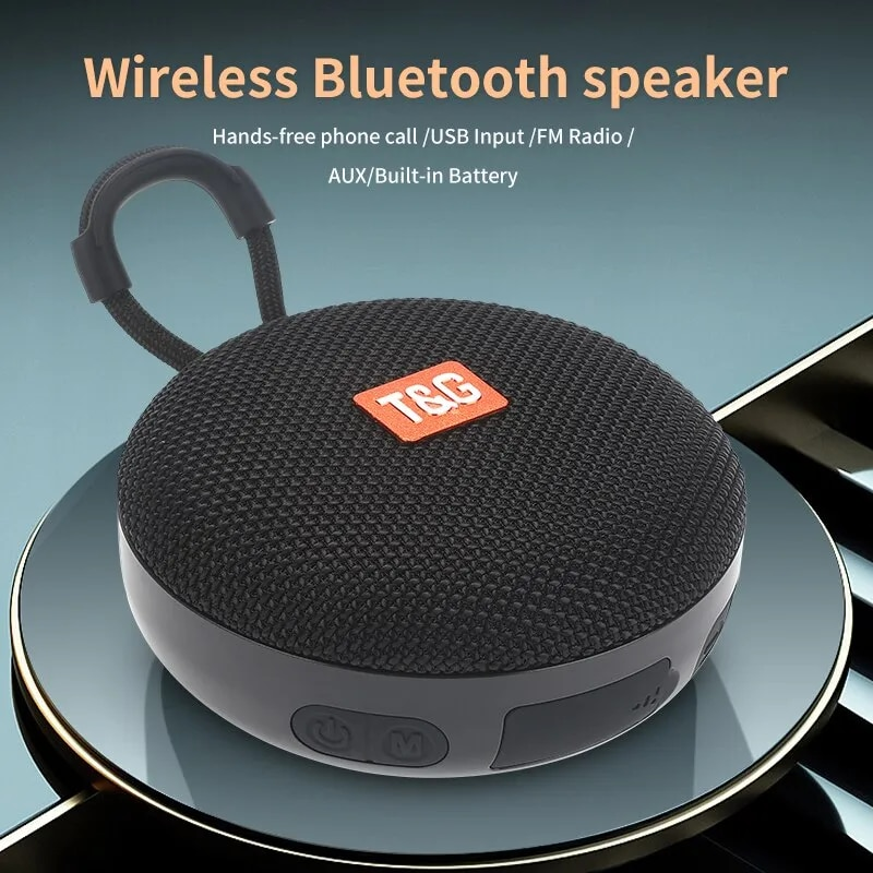 Bluetooth Outdoor Speakers Small Portable Speaker Loudspeaker Stereo Surround Support FM Radio TF_voghion.com
