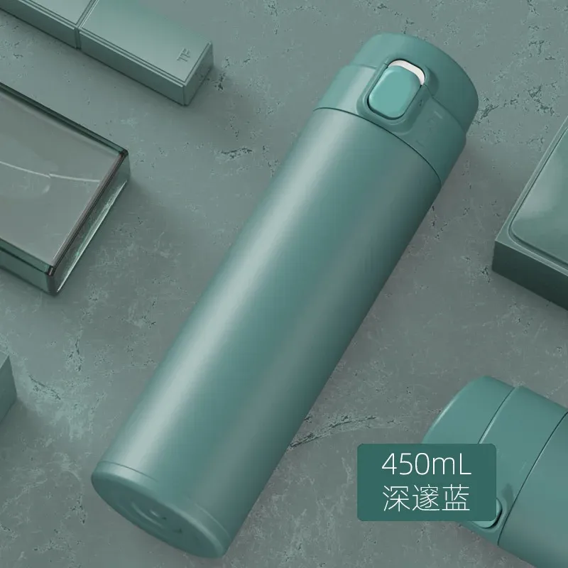 Thermos da 450 ml, in acciaio inox, con isolamento sottovuoto, per mantenere il freddo e il caldo, per auto._voghion.com