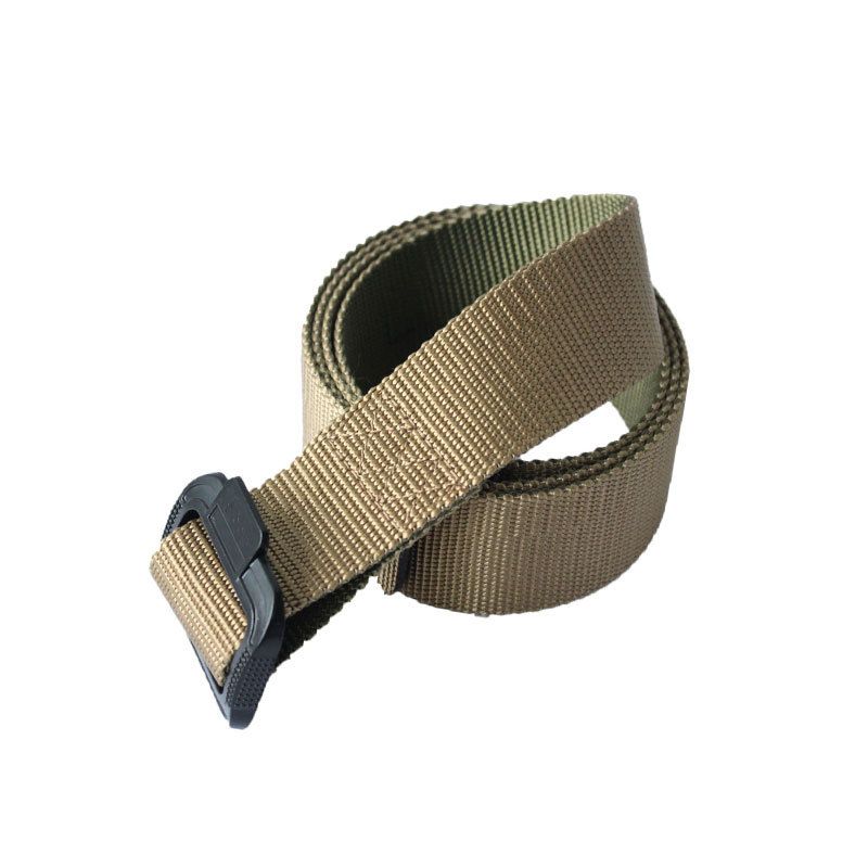 Alloy Buckle And Hook Tactical Belt , Tri-color Braided Inner Belt_voghion.com
