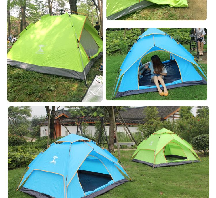 Attrezzatura per esterni Viaggi all'aperto Tenda da campeggio Tenda da esterno Campeggio automatico Forniture portatili_voghion.com