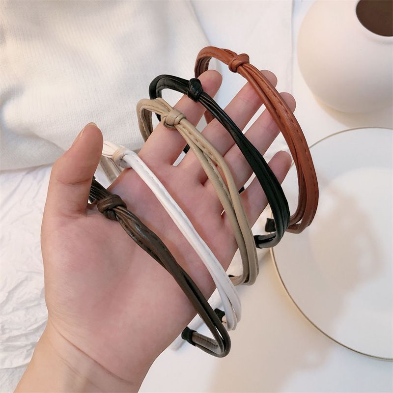 Elastici per capelli, versione coreana dei fermagli per capelli, fasce per capelli antiscivolo per celebrità, centinaia di fasce per capelli all'aperto_voghion.com