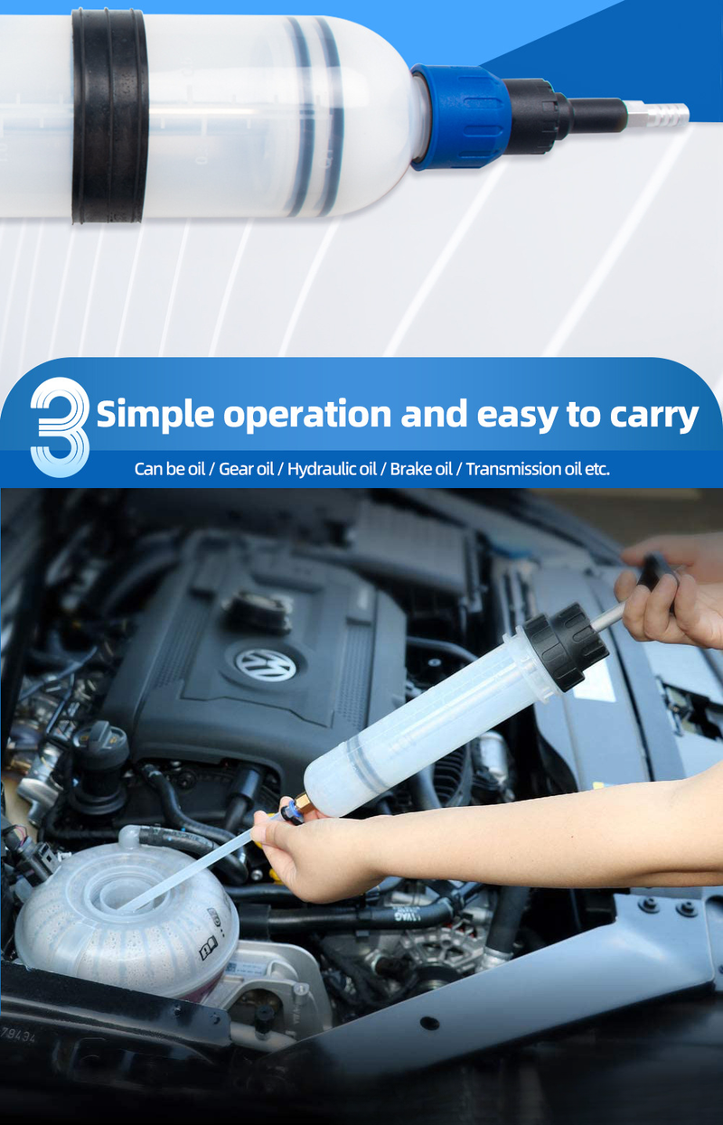 Fluid Extractor Filling Change Syringe Bottle Transfer Car Fuel Extraction Oil Pressing Pump Manual Tool_voghion.com
