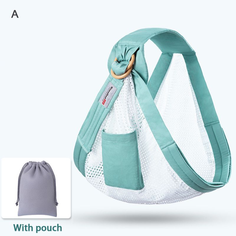 Babytragetuch für Neugeborene, doppelt verwendbar, Stilltuch, Netzstoff, Stilltragen bis zu 59 kg (0–36 M)_voghion.com