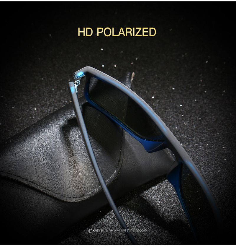 Quadratische polarisierte Sonnenbrille für Herren und Damen, Sport, Autofahren, Outdoor-Sonnenbrille_voghion.com
