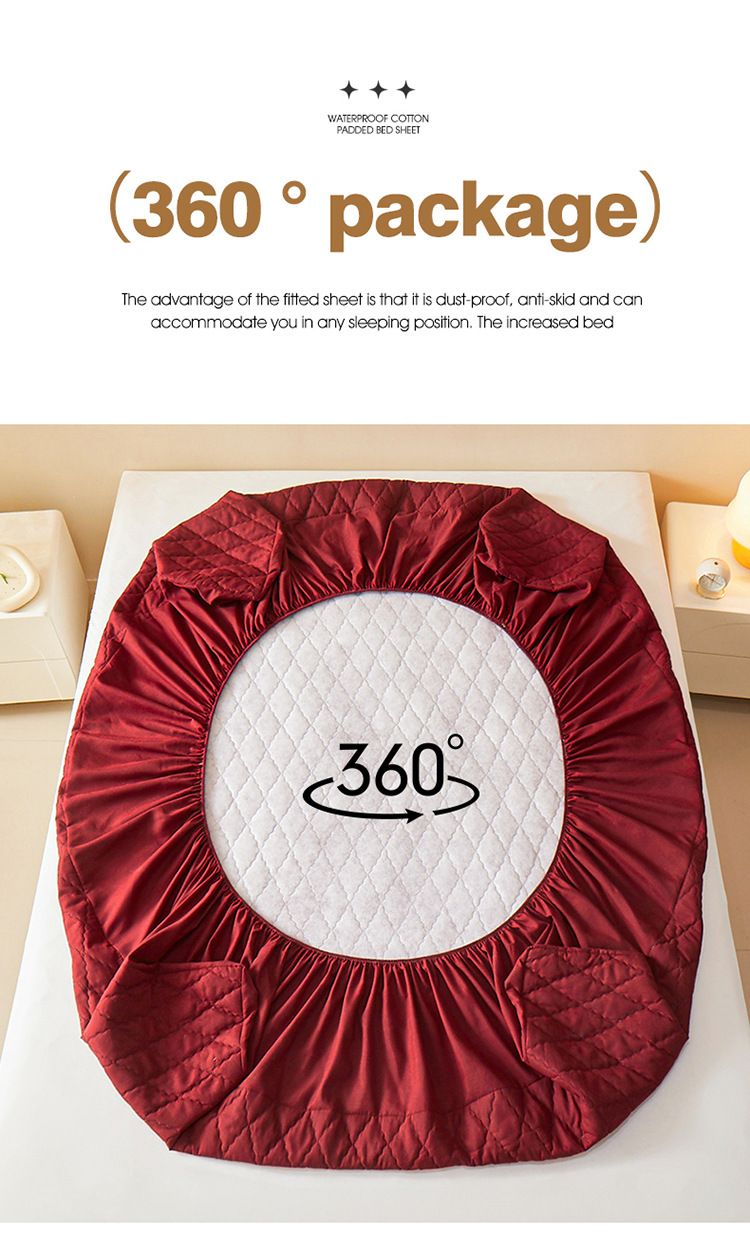 Waterproof Mattress Cover Simmons Mattress Protector Anti Slip Urine Proof Dust Cover 1PC_voghion.com
