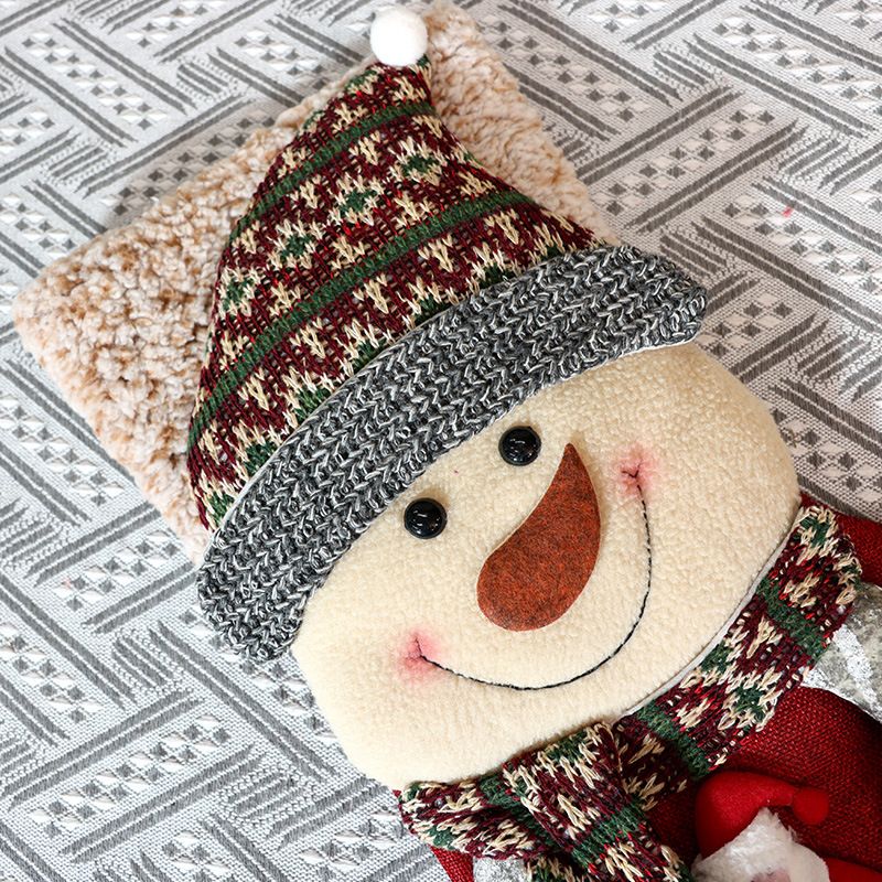 Forniture per feste e party, nuovi calzini natalizi, decorazioni, grandi sacchetti di caramelle, Babbo Natale, pupazzo di neve, calzini decorativi lavorati a maglia_voghion.com