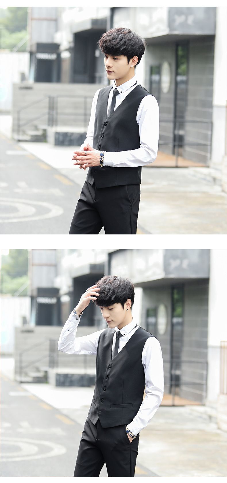 Herrkläder smart värmeväst vinter varm affärsväst uppladdningsbar värmeväst_voghion.com