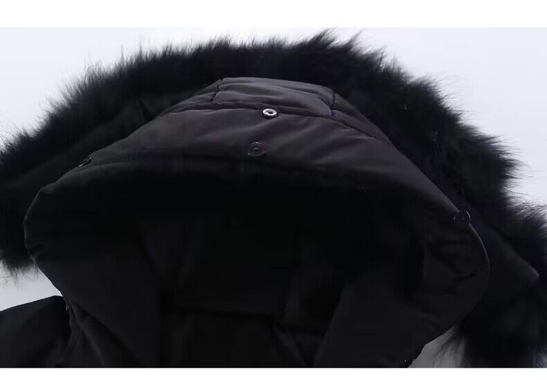 Winter New Style Boy Down Baumwollmantel im koreanischen Stil mittlerer und großer Kinderkinder verdickter großer Pelzkragen mittlerer und langer Baumwollmantel_voghion.com