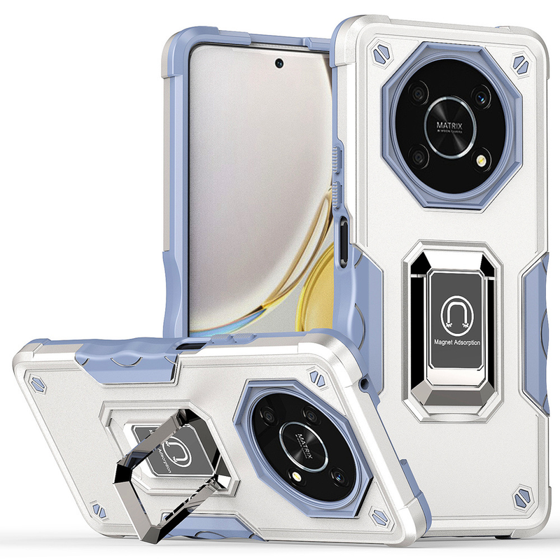 KEYSION Shockproof Armor ovitek za Honor X9 5G X30 Silikonski + PC kovinski obroč stojalo hrbtni pokrov telefona za Huawei Honor Magic_voghion.com
