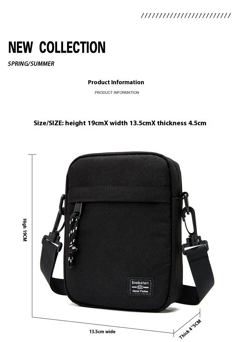 Men's Extra One Mini Hanging Bag, Trendy Brand Straddle Small Backpack, Lightweight Boys' Cross Shoulder Bag_voghion.com