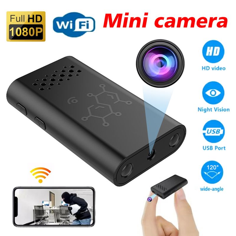 1080P HD Mini IR-CUT Nattsyn WiFi Kamera Bevegelsesdeteksjon Smart Hjem Fjernsikkerhet Lite Videokamera Videoopptaker_voghion.com