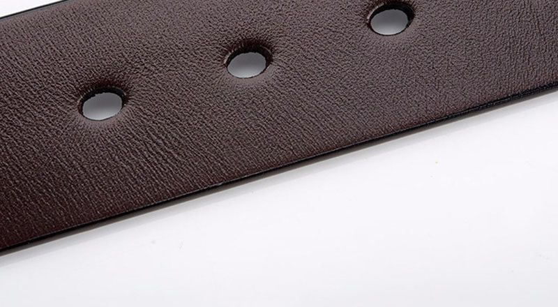 HOT HIDUP Top Quality Pure Solid Cowhide Leather for Pin Smooth Men Cow Strap Vintage Belts 38mm Width Without Buckle NWJ627_voghion.com