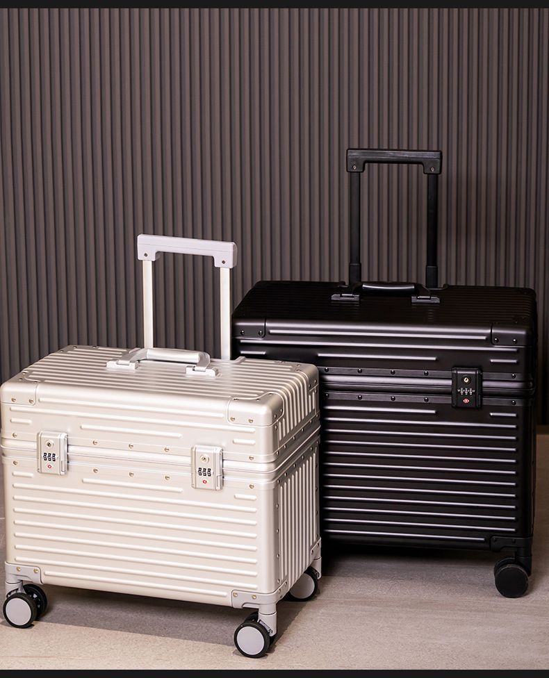 Professional Aluminum Magnesium Alloy Camera Rolling Case – 20 Inch Top Open Photography Suitcase With TSA Lock, Anti-Bacterial Lining_voghion.com