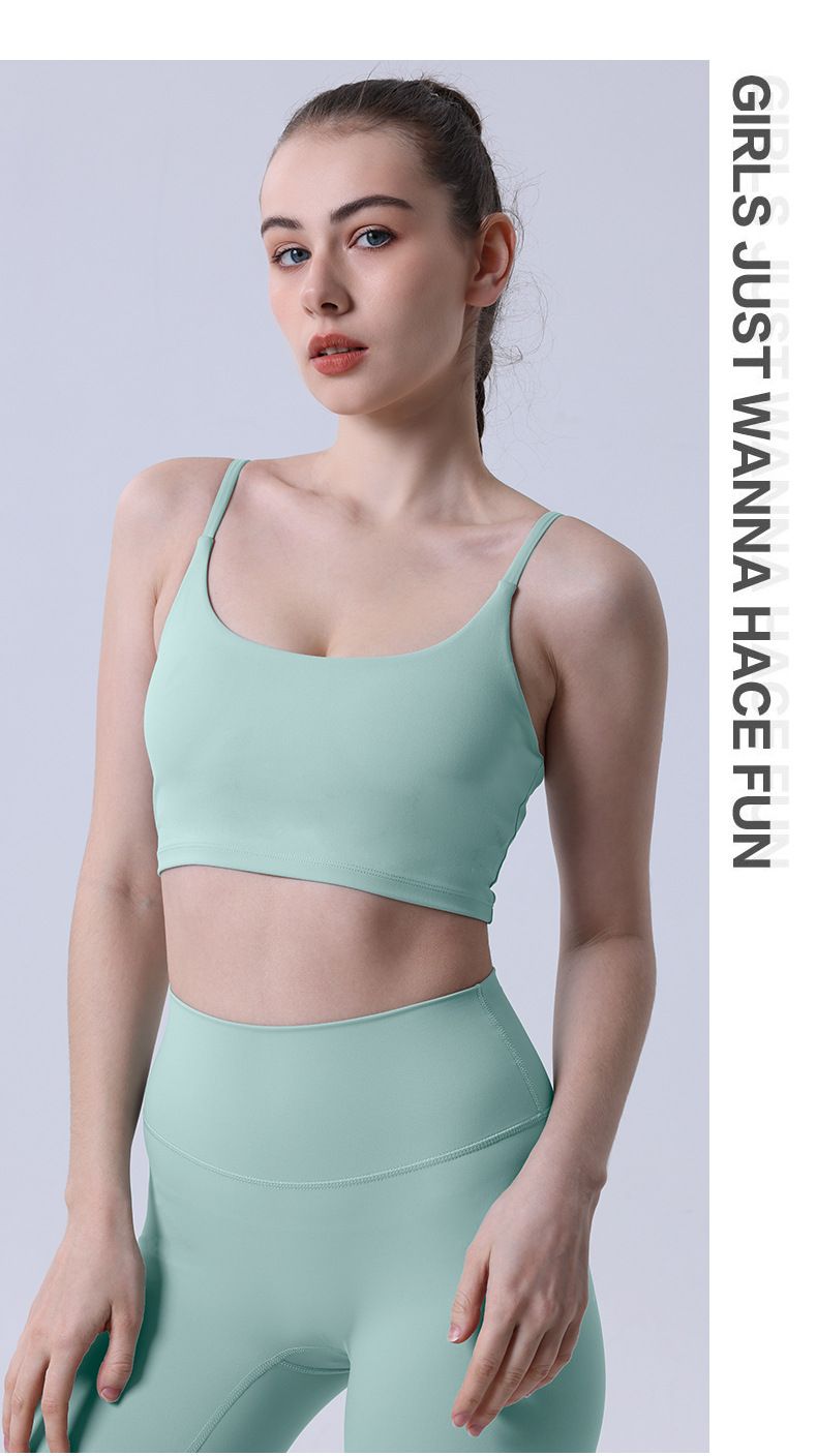 Summer New Sexy Tank Top Sports Pilates Yoga Outfit For Women Two-Piece Set_voghion.com