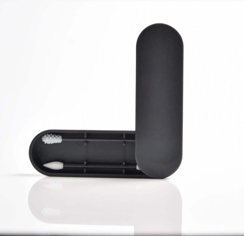2 pezzi di tamponi di cotone riutilizzabili per la pulizia delle orecchie, bastoncini di silicone cosmetici, a doppia testa, per il riciclaggio, per la pulizia del trucco_voghion.com