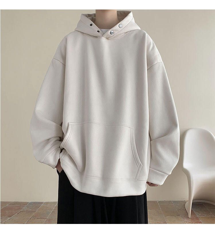 2024 Frühlings-Wildleder-Kapuzenpullover für Herren, trendige einfarbige Jacke_voghion.com