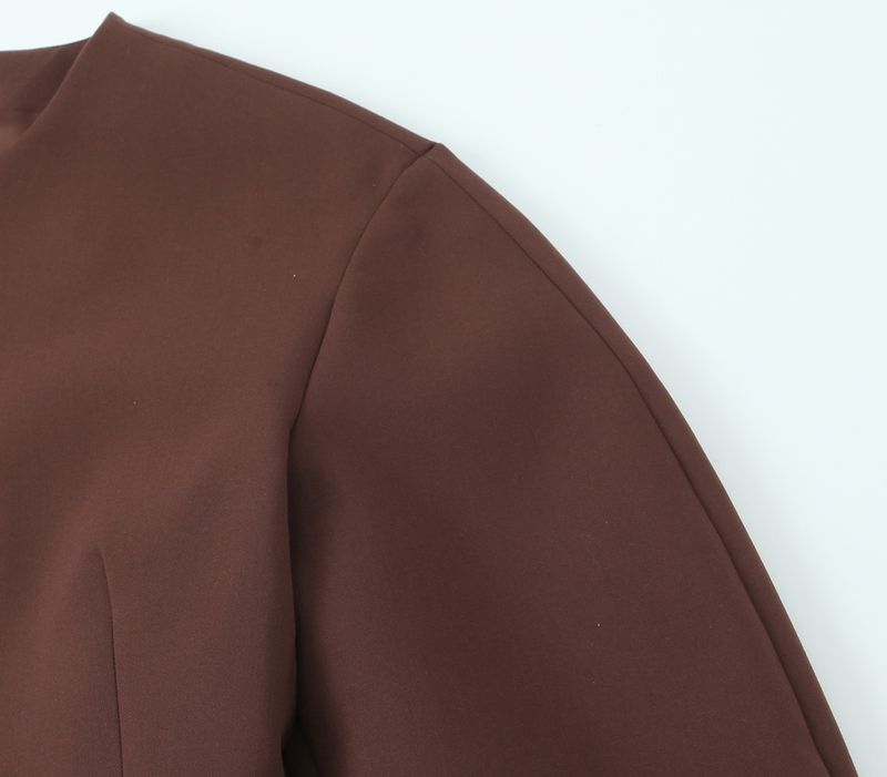 TRAFZA Damski jesienno-zimowy komplet z marynarką i krótką spódniczką w nowym stylu_voghion.com