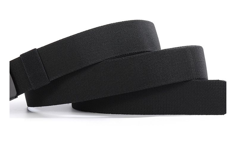 HEISSER neuer elastischer Golf-Sport-Gürtel, taktischer Gürtel, automatische Metallschnalle, robuster Stretch-Nylon, Militär-Bund, 130 cm_voghion.com