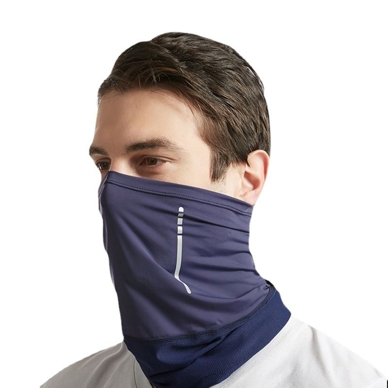 LazyZoom 【】Polaina para el cuello, protección solar, toalla facial transpirable, para deportes al aire libre, parasol, ciclismo, máscara de seda fría, pañuelo para la cabeza_voghion.com