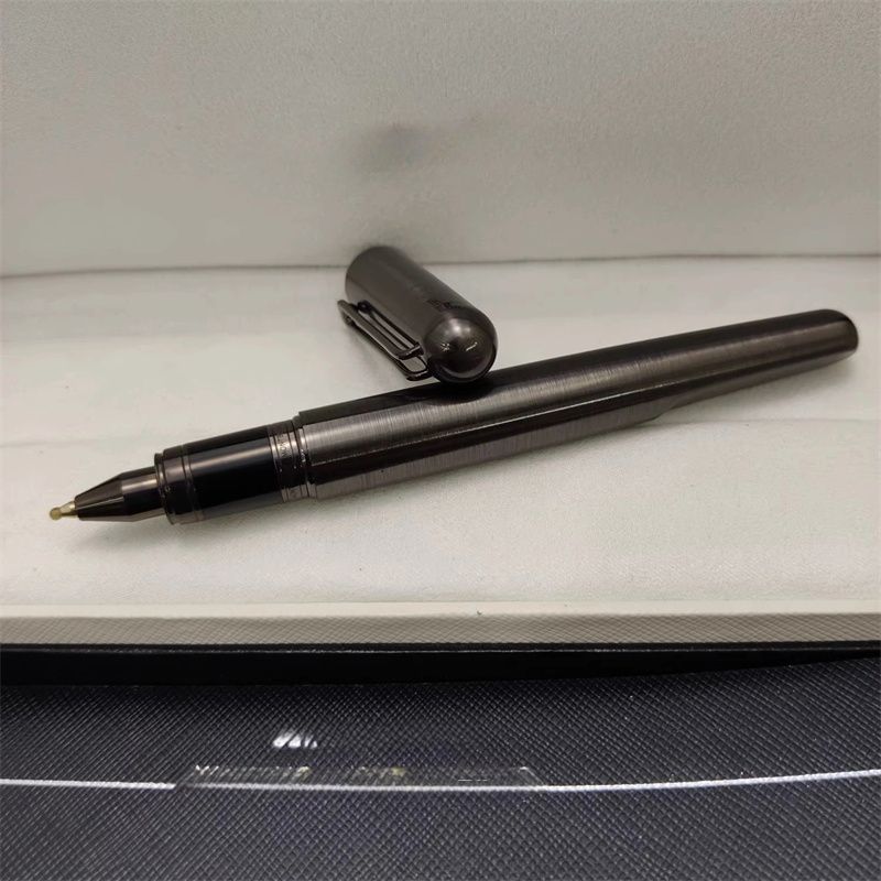 Caneta esferográfica de metal com gravação "Série M" de luxo, caneta rollerball, caneta tinteiro, papelaria, material escolar de escritório com escrita de alta qualidade_voghion.com